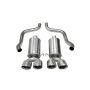 CORSA Performance 14470 Corsa 2009-2013 Chevrolet Corvette C6 6.2L V8 Polished Xtreme Axle-Back Exhaust