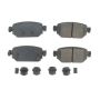 PowerStop 17-2042 PowerStop - Z17 Low-Dust Ceramic Brake Pads with Hardware