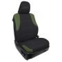 PRP Seats B066-04 PRP 11-24 Toyota 4Runner Front Seat Covers (Pair) - Black/Olive Green
