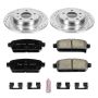 PowerStop K5552 Z23 Daily Driver Carbon-Fiber Ceramic Brake Pad and Drilled & Slotted Rotor Kit