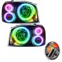 Oracle Lighting 8905-330 SMD Pre-Assembled Headlights, Triple Halo, ColorSHIFT