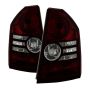 SPYDER 9033834 Xtune Chrysler 300 2008-2010 OEM Style Tail Lights -Red Smoked ALT-JH-C308-OE-RSM