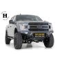 Addictive Desert Designs F180012140103 18-20 Ford F-150 Bomber Front Bumper w/ Dual 20IN LED Mounts