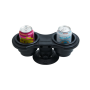 SeaSucker MC5300B-6 2-Cup Holder Horizontal - Black