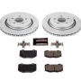 PowerStop K6530 Z23 Daily Driver Carbon-Fiber Ceramic Brake Pad and Drilled & Slotted Rotor Kit