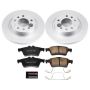 PowerStop CRK1436 Genuine Geomet Coated Rotor and Low-Dust Ceramic Brake Pad Kit