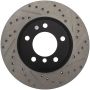 Stoptech 127.34048L Power Slot 01-02 BMW Z3 / 03-09 Z4 / 3 Series Front Left Drilled & Slotted Rotor