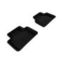 3D MAXpider 2004-2012 Volvo S40 Kagu 2nd Row Floormats - Black