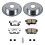 PowerStop K6172-26 Z26 Street Performance Ceramic Brake Pad and Drilled & Slotted Rotor Kit