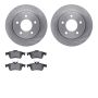 Dynamic Friction 6502-80190 Rotor Kit