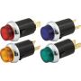 QUICKCAR RACING PRODUCTS QRP61-706 Warning Light Kit 3/4in Red/Blue/Green/Amber