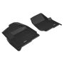 3D MAXpider 2017-2019 Ford F-250/350/450 Kagu 1st Row Floormat - Black