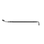Goodridge HD2090-1CC-BK64 64in Universal Clutch Line w/SS Fittings & Black Hose - 90Deg Banjo w/AN3 Fitting