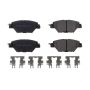 PowerStop 17-1934 PowerStop - Z17 Low-Dust Ceramic Brake Pads with Hardware