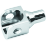 Kuryakyn 8007 Female Peg Adapter For 5/8in Square Mounts Chrome (Pair)
