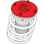 SPECIALTY PRODUCTS COMPANY 72040 MUSTANG CAMBER/CASTER MOUNTS