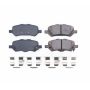 PowerStop 17-1402 PowerStop - Z17 Low-Dust Ceramic Brake Pads with Hardware