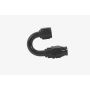 Aeromotive PTFE Hose End - AN-08 - 180 Deg - Black Anodized
