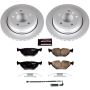 PowerStop CRK2970 Genuine Geomet Coated Rotor and Carbon-Fiber Ceramic Brake Pad Kit