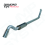 Diamond Eye Performance K4212S-TDRP Diamond Eye 4in SS TURBO BACK SGL DUMP OUT 98.5-02 DODGE INCLUDING TIP NO MFLR