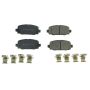 PowerStop 17-2081 PowerStop - Z17 Low-Dust Ceramic Brake Pads with Hardware