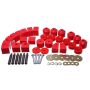 Energy Suspension 86-95 Suzuki Samurai Red 1in Lift Body Mount Set