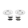 PowerStop K5310 Z23 Daily Driver Carbon-Fiber Ceramic Brake Pad and Drilled & Slotted Rotor Kit