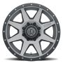 ICON Rebound 20x9 8x170 6mm Offset 5.25in BS Titanium Wheel