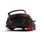 Rally Armor 2023+ Honda Civic Type R Red Mud Flap Black Logo