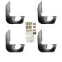 Westin 2014-2018 Chevy Silverado 1500 Reg Cab (Rocker Mount) Running Board Mount Kit - Black