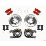 Wilwood 140-12215-R D154 P/S Park Brake Kit Red Chevy 12 Bolt 2.75in Off w/ C-Clips