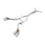 AWE Tuning 3015-42090 16-19 Chevy Camaro SS Resonated Cat-Back Exhaust -Track Edition (Quad Chrome Silver Tips)