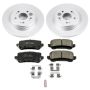 PowerStop CRK7903 Genuine Geomet Coated Rotor and Low-Dust Ceramic Brake Pad Kit