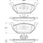 Stoptech 308.10550 Street Brake Pads