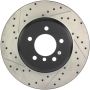 Stoptech 127.34071R 08-09 BMW 535 Series / 04-09 545i/550i/645Ci/650i Slotted & Drilled Right Front Rotor