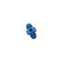 Russell Performance -8 AN Flare to 3/8in Pipe Pressure Adapter (Blue)