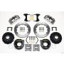 Wilwood 140-9218-P Narrow Superlite 4R Rear P-Brk Kit 12.88in Polished Big Ford New Style 2.36in Offset