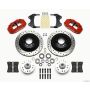 Wilwood 140-12276-DR Narrow Superlite 6R Front Hub & 1PC Rtr Kit 12.88in Dril -Red WWE ProSpindle