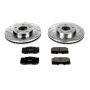 PowerStop K3100 Z23 Daily Driver Carbon-Fiber Ceramic Brake Pad and Drilled & Slotted Rotor Kit