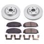 PowerStop CRK5529 Genuine Geomet Coated Rotor and Low-Dust Ceramic Brake Pad Kit