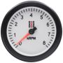 AutoMeter ST100-08W Stack Sport 88mm 0-8K RPM Tachometer - White