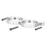 Wilwood 250-16327 Dual Aluminum Reservoir Lightweight Bracket w/ Mounting Screws - Billet