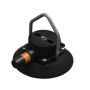 SeaSucker VM1015B-6 4.5in.  w/Pointed Stainless Steel D-Ring - Black