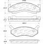 Stoptech 308.01230 Street Brake Pads