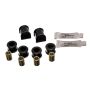 Energy Suspension 90-97 Mazda Miata Black 12.5mm Rear Sway Bar Bushings (includes Sway Bar End Link