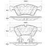 Stoptech 309.11230 Performance Brake Pads