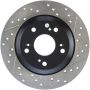 StopTech 00-09 S2000 Slotted & Drilled Left Rear Rotor