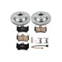 PowerStop KOE5312 OE Stock Replacement Low-Dust Ceramic Brake Pad and Rotor Kit