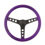 GRANT GRT8453 Steering Wheel Mtl Flake Purple/Spoke Blk 13.5