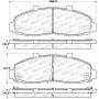 Stoptech 308.06790 Street Brake Pads